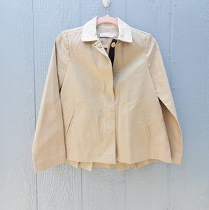 Tory Burch Pleated swing trench coat